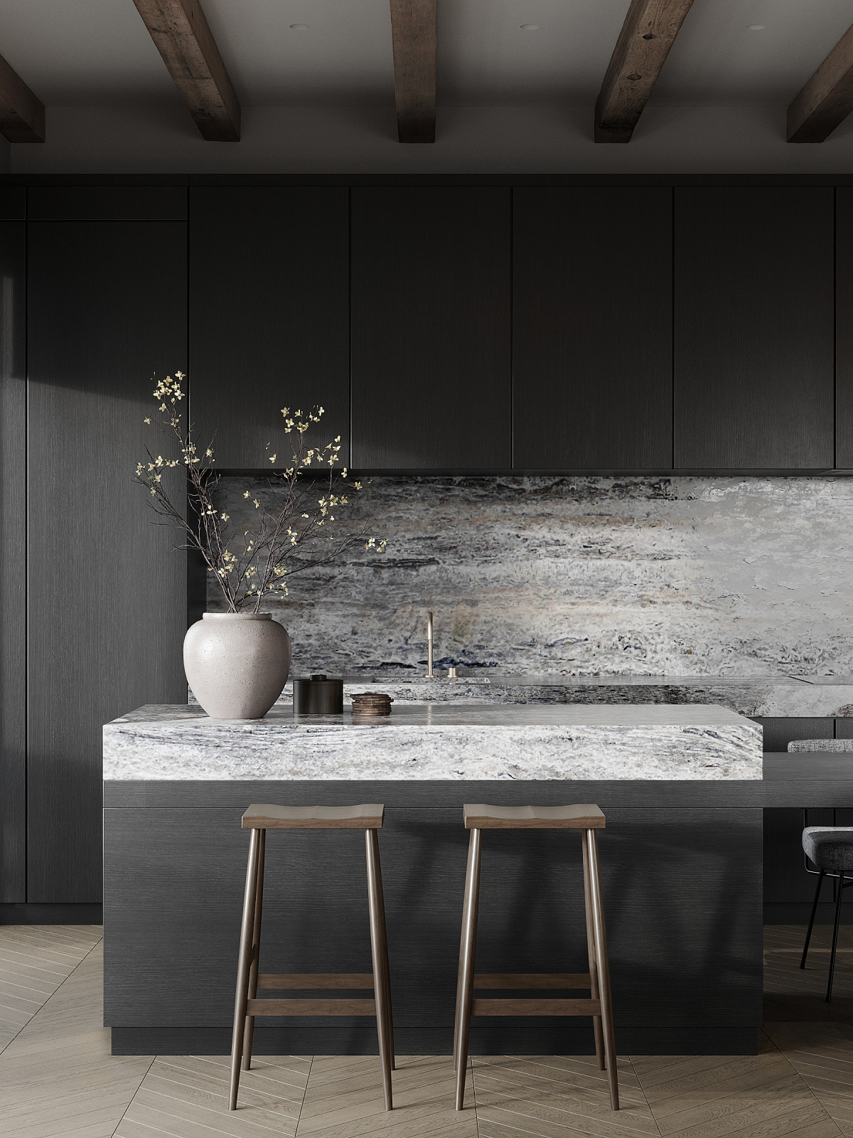 Современное шале в горах