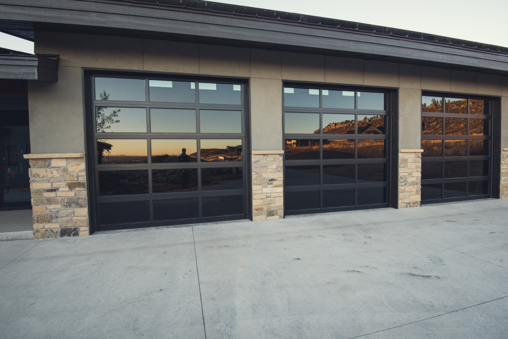 Inspiration for a modern home design remodel in Denver