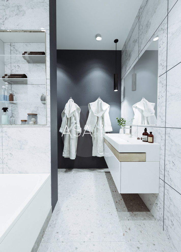 Проект квартиры 96 кв.м. ЖК Акватория