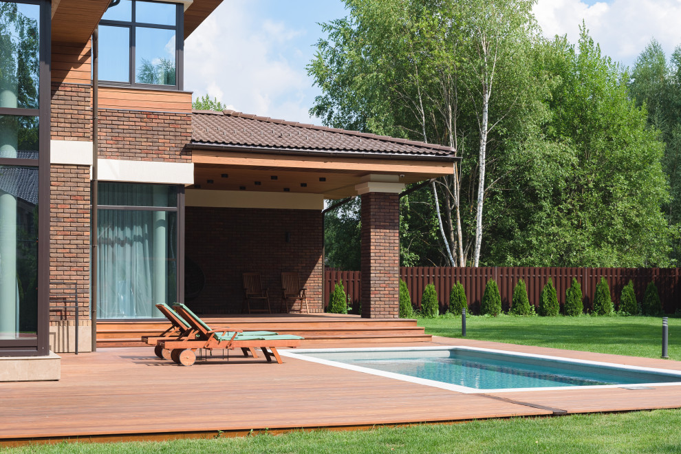 Строительство и внутренняя отделка частного дома в современном стиле