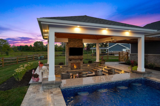 Covered Pavilion - Verandah - Columbus - by OUTDOOR-FX INC | Houzz AU