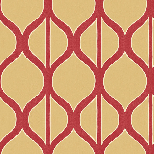 Shand Kydd Coniston Red Cream Traditional Wallpaper Other Shand Kydd Coniston Red Cream