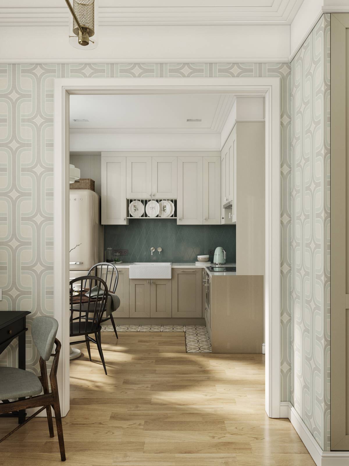 "Голова в облаках", квартира 42 м2