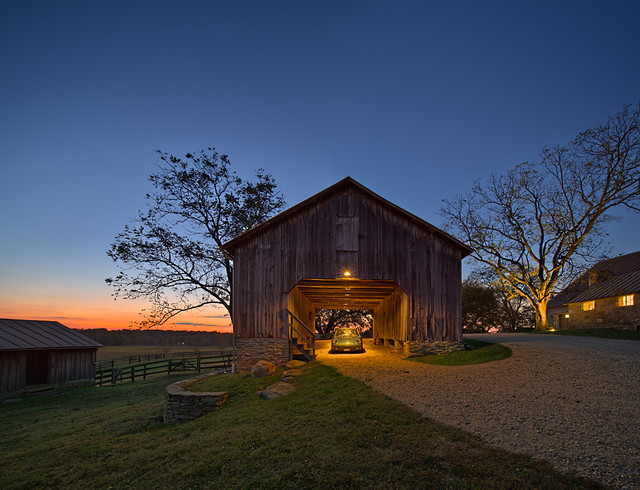 Farmhouse Landscape lantlig-traedgaard