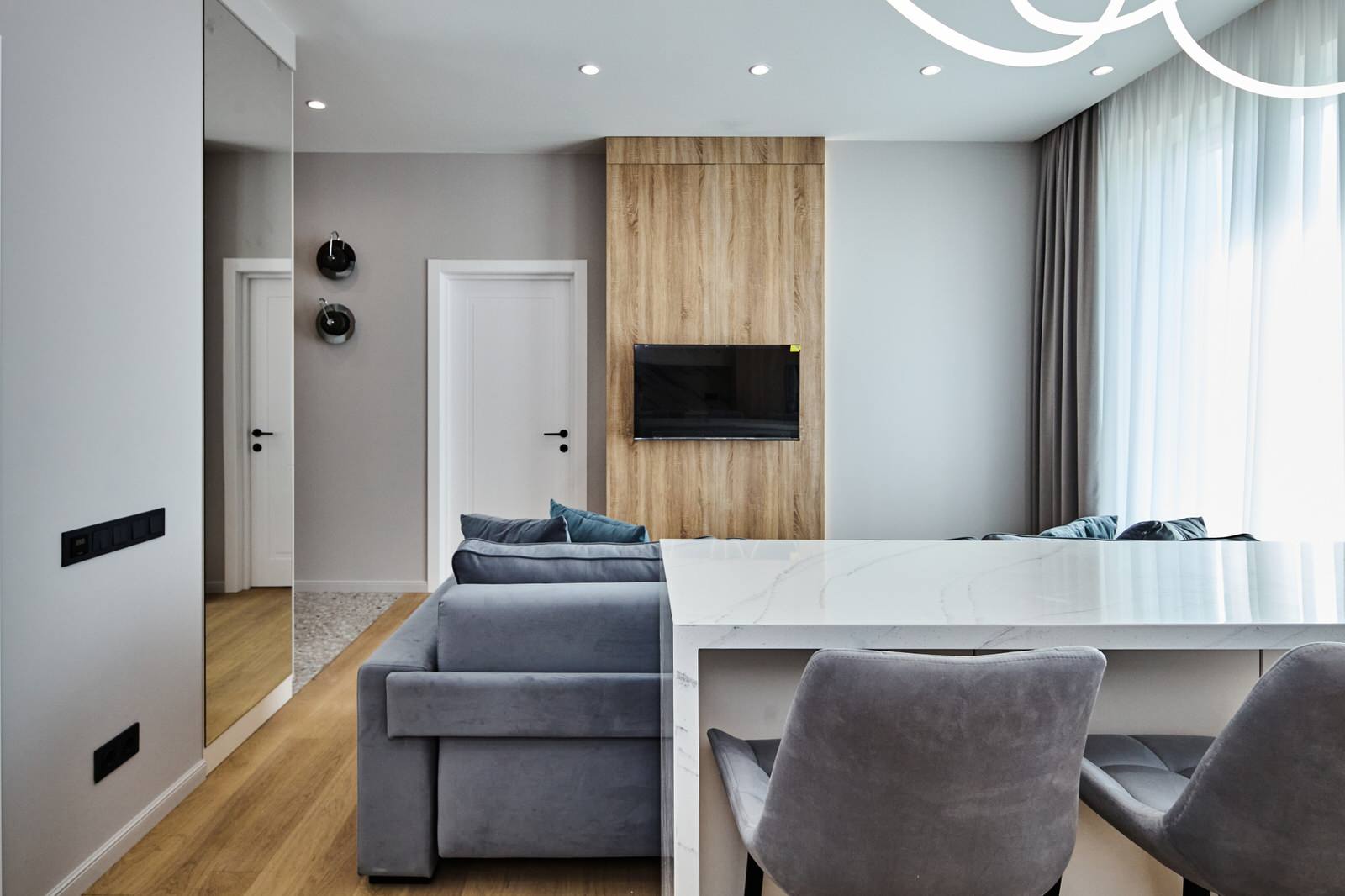 Ремонт кухни-гостиной