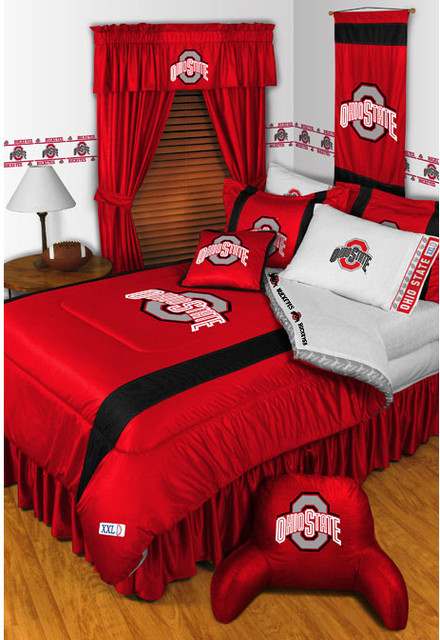 ncaa ohio state buckeyes bedding and room decorations