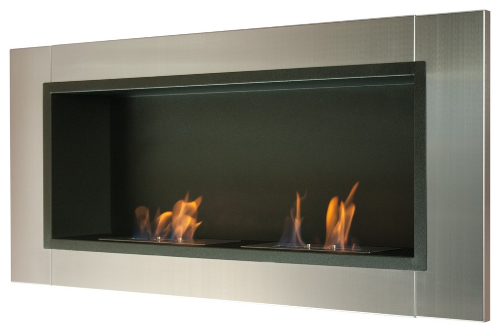 Angulum Lata Modern Ethanol Fireplace