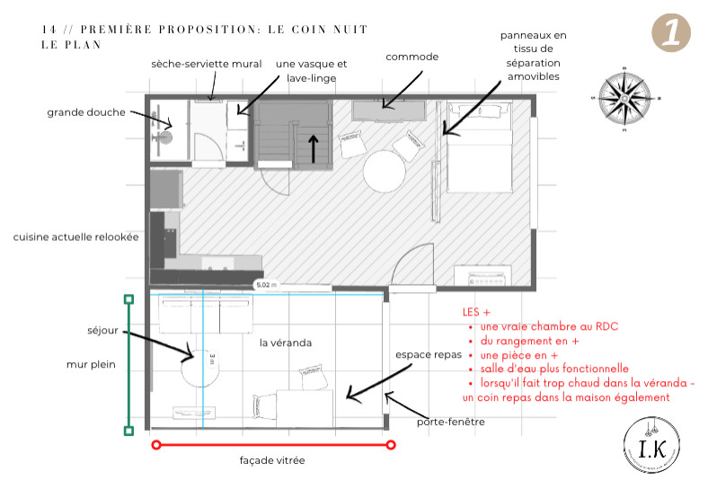 Extension de maison en bord de mer