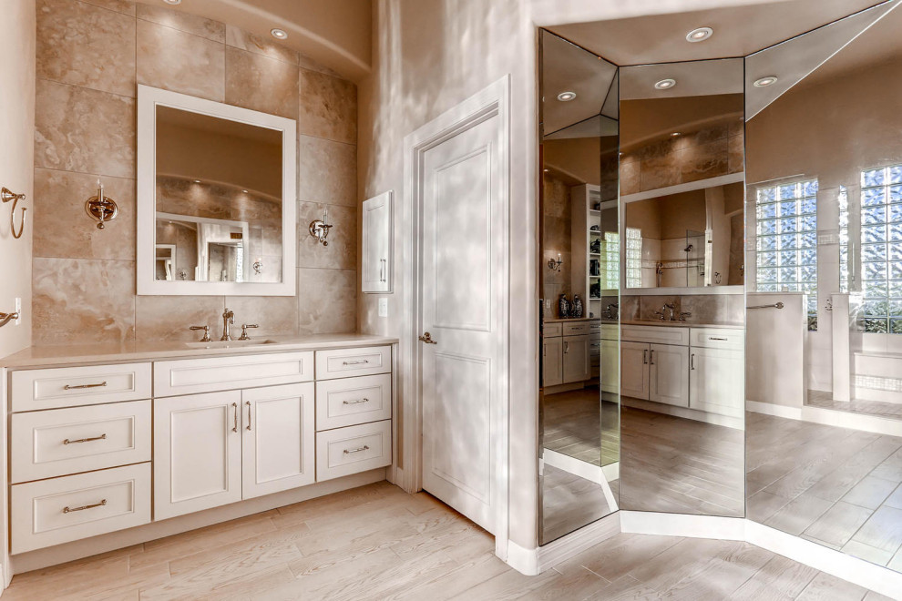 White Ancala Master Bathroom