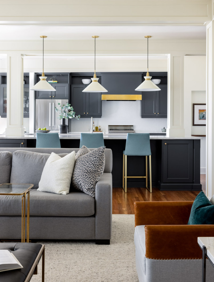 Kitchen - large transitional kitchen idea in Calgary