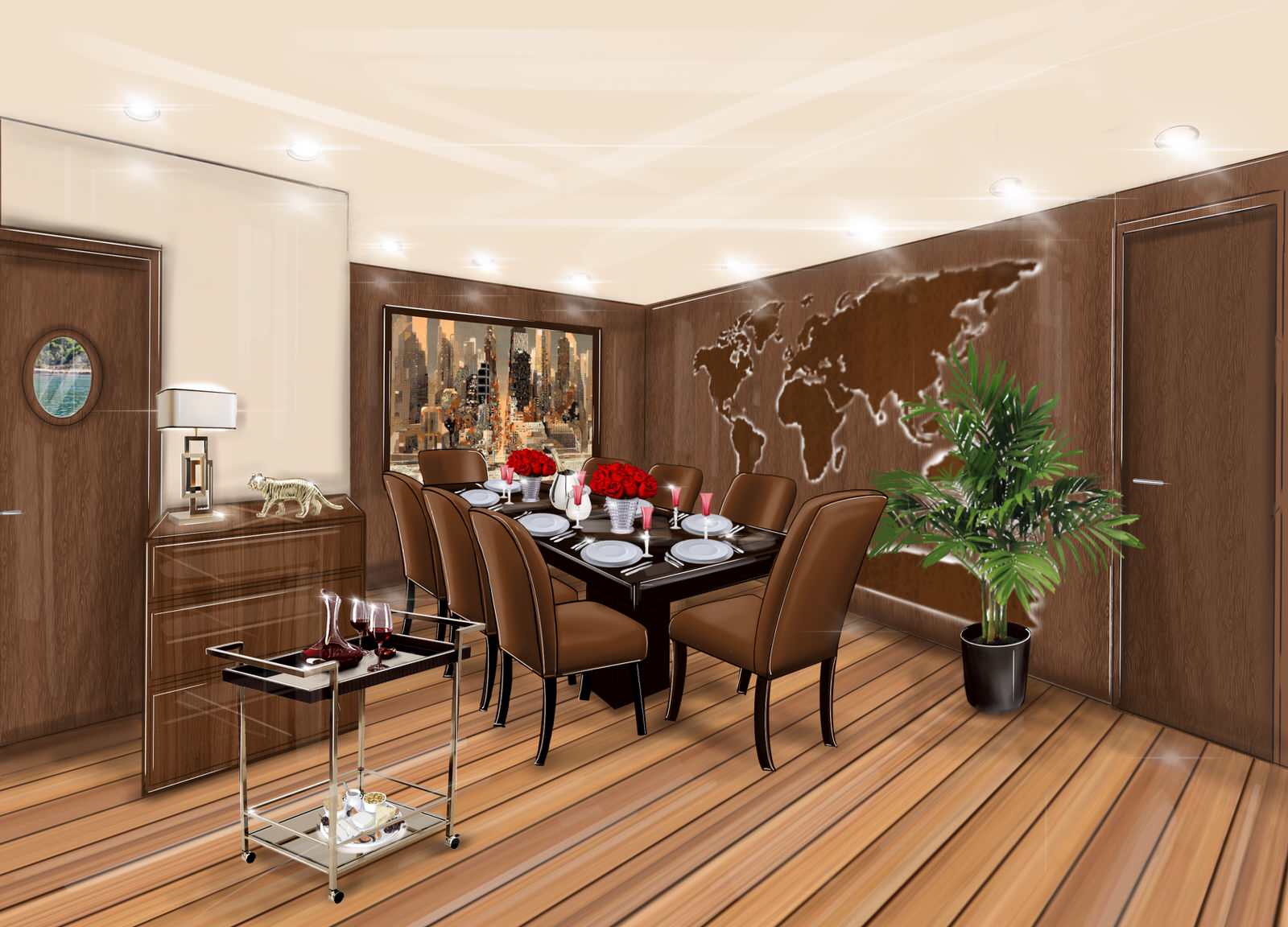 Частная яхта