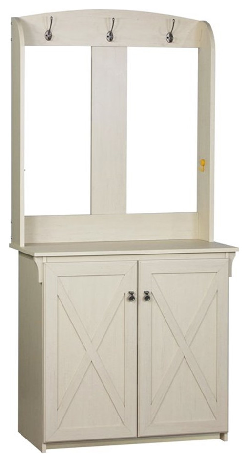 Saint Birch Hawksbury Farmhouse Wood Hall Tree & in Antique