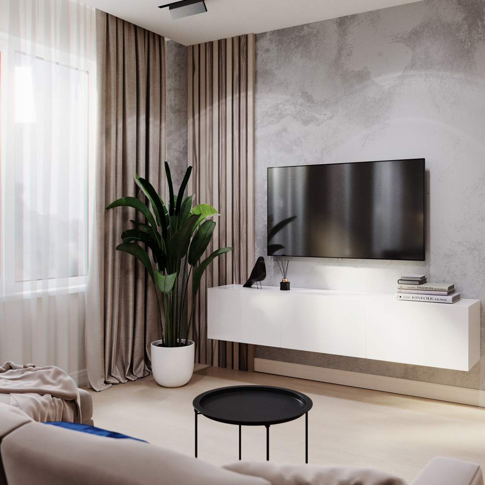 Гостиная в ЖК Сердце столицы