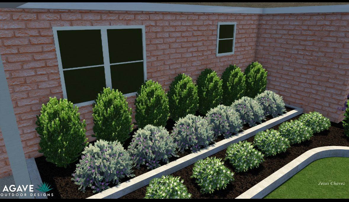 Front yard makeover at Durban Dr!