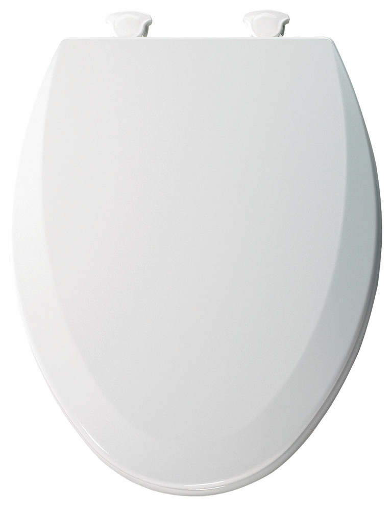 Bemis 1500EC 000 LiftOff Wood Elongated Toilet Seat Contemporary Toilet Seats by Knobbery
