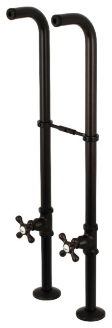 Kingston Brass CC266S.AX Rigid Freestanding Tub Riser Supply Kit - Tub ...