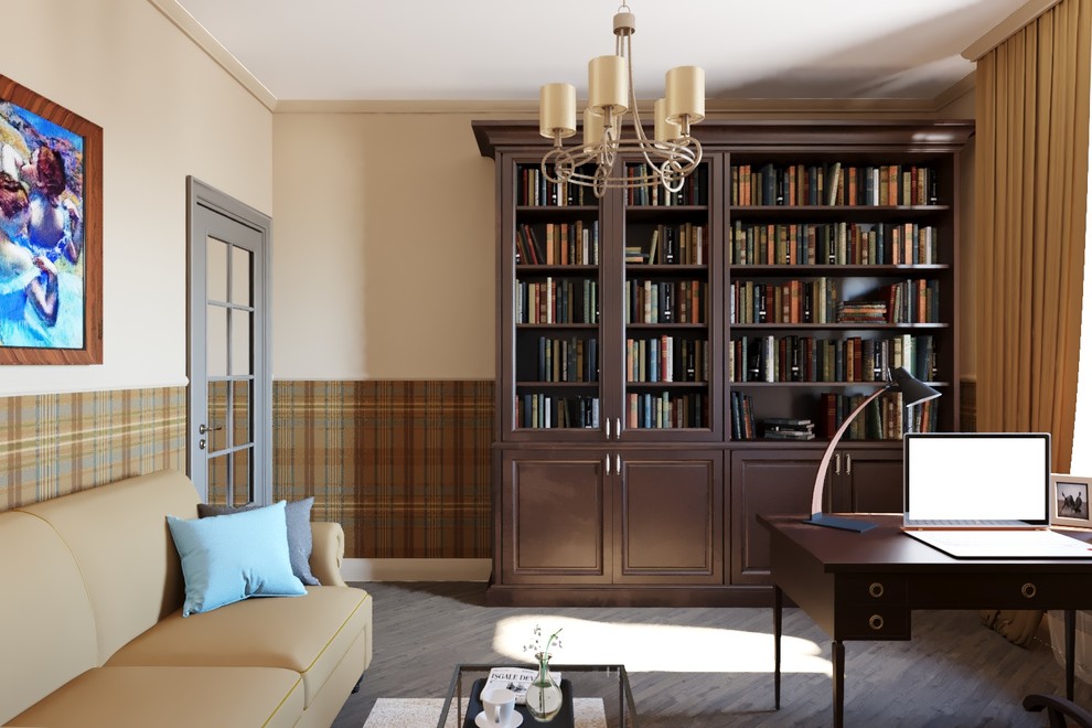 Кабинет в стиле современная классика