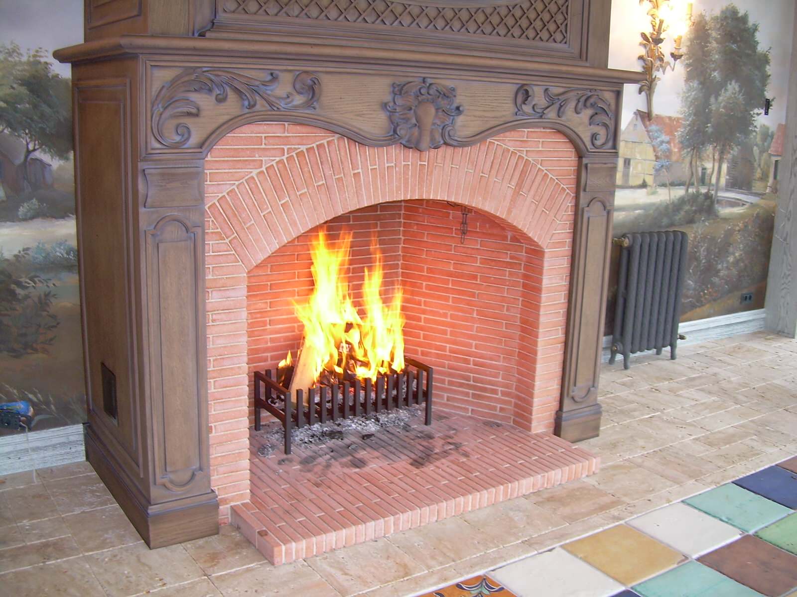 Камины и печи