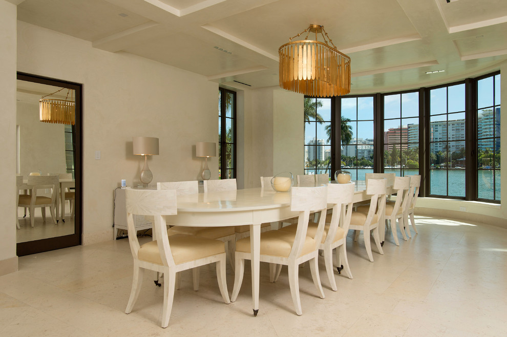 Miami Beach Residence - Mediterranean - Dining Room - Miami - by ...