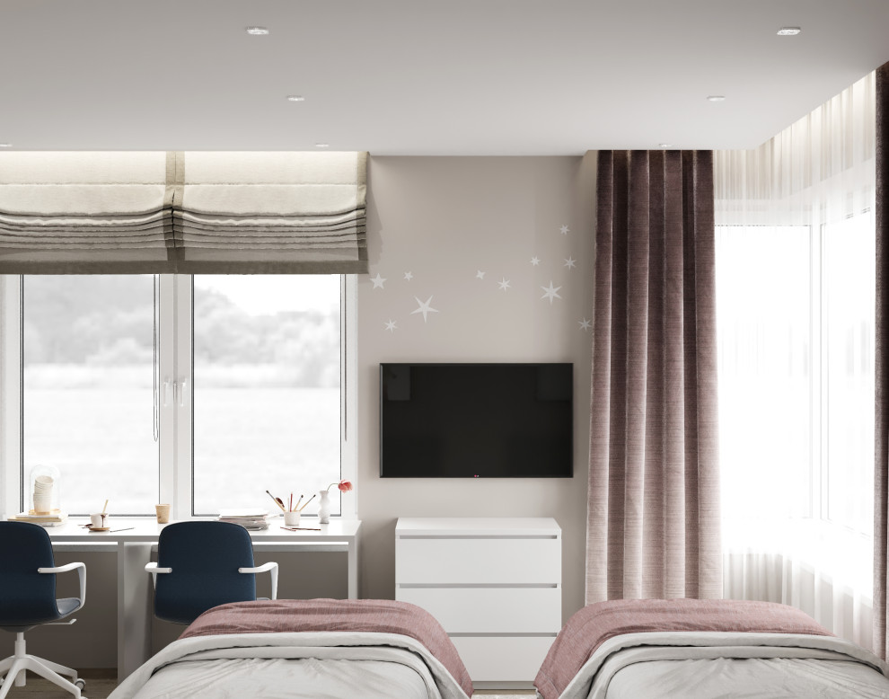 Трёхкомнатная квартира для семьи из 5 человек. 75 кв.м.