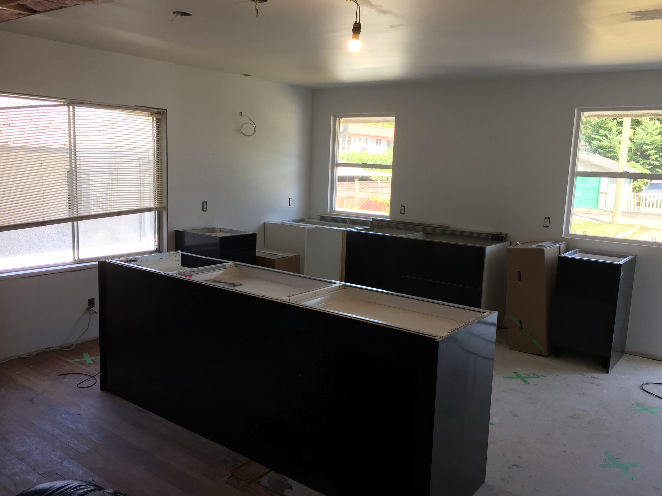 Complete gut kitchen renovation