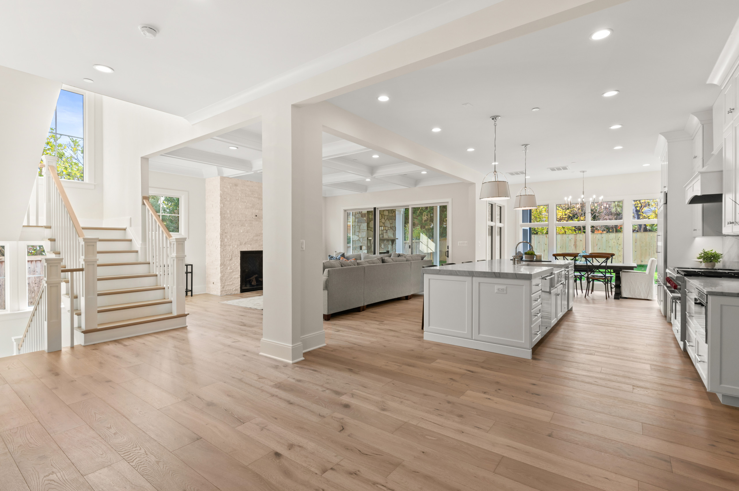 Transitional home design photo in DC Metro