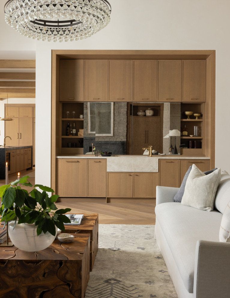 Transitional home design photo in Orlando