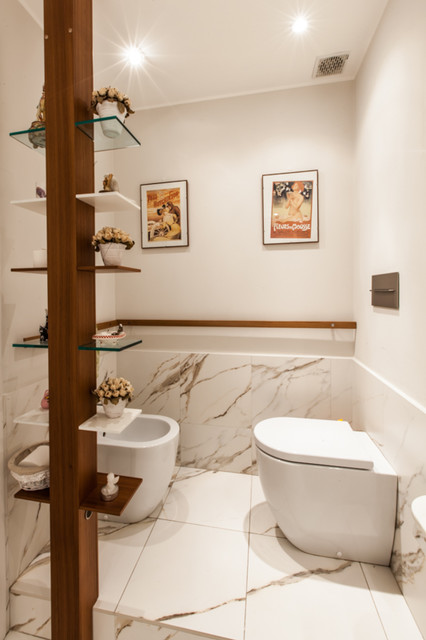 Piazza Amendola modern-badezimmer