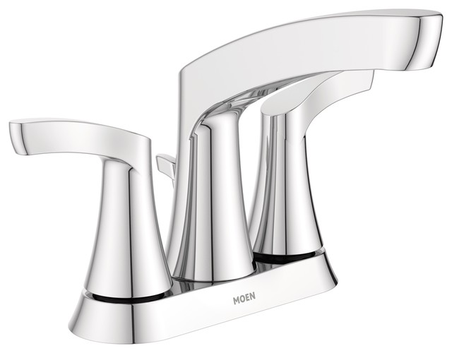 Moen Danika Chrome TwoHandle High Arc Bathroom Faucet WS84633