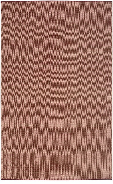 Solid/Striped Twist Area Rug, Rectangle, Burgundy, 9'x12'