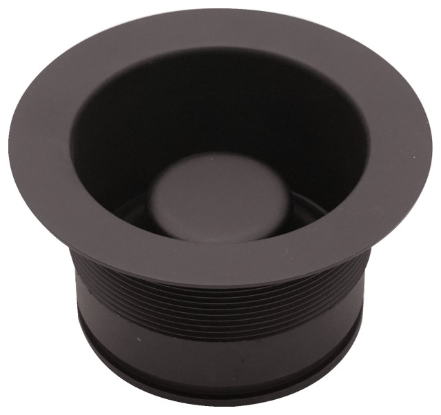 Ez-Mount Style Disposal Flange And Stopper In Oil Rubbed Bronze, Oil Rubbed Bronze