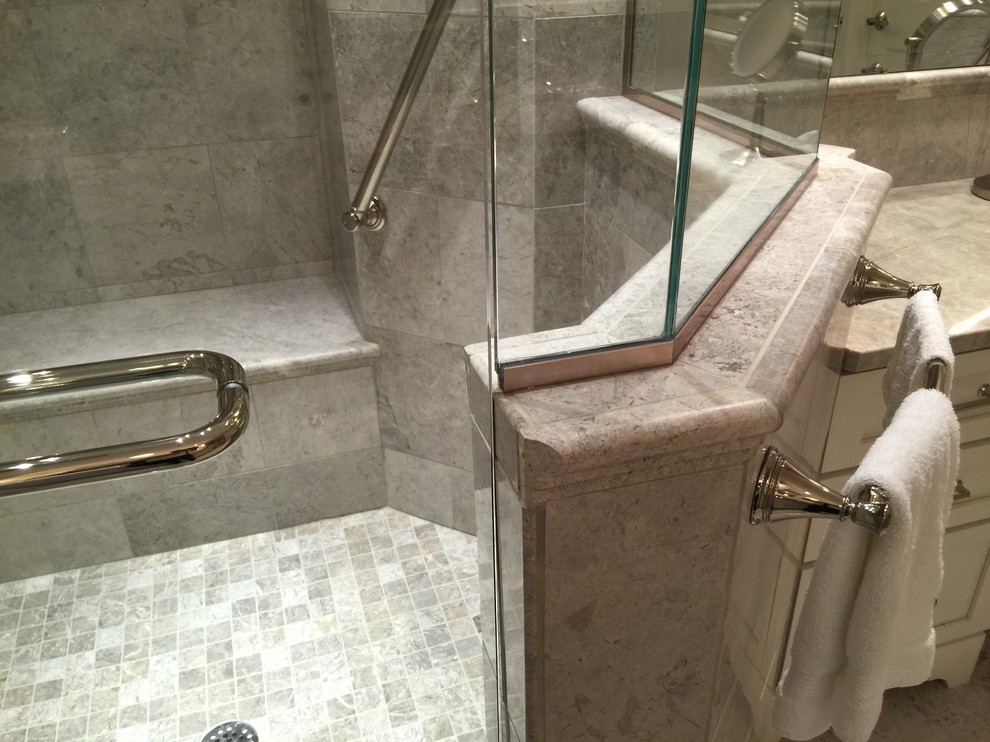 Williamsburg Grey Marble Bath