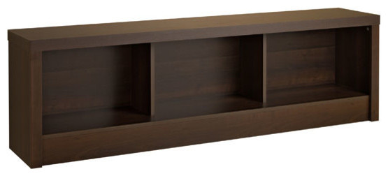 Prepac Series 9 Designer Storage Bench in Espresso