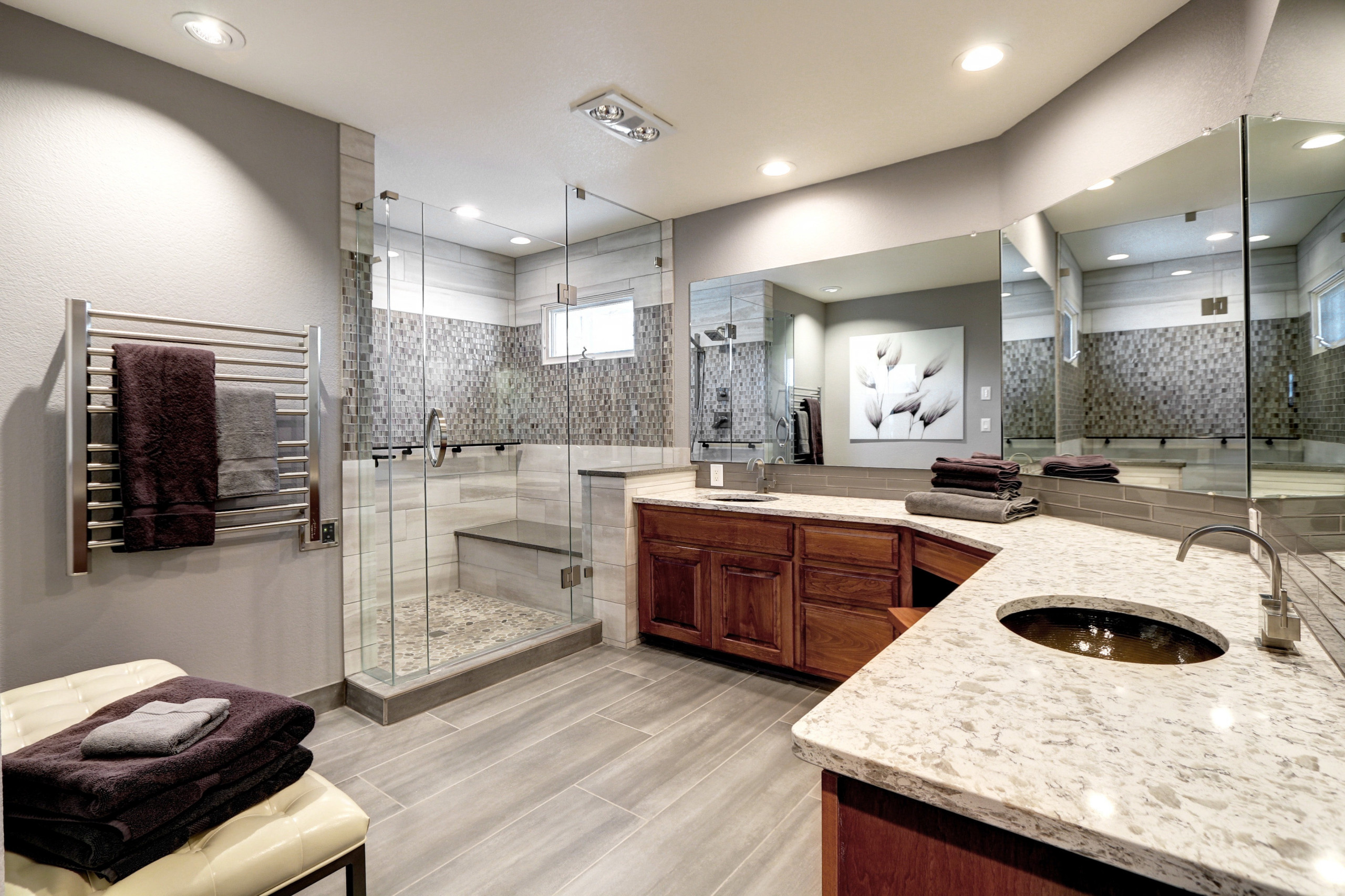 Modern Calm Master and Master Bath