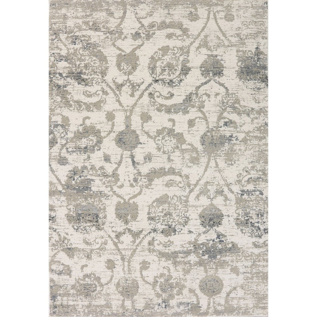 Astoria 3373-100 Area Rug, Cream, 4'0