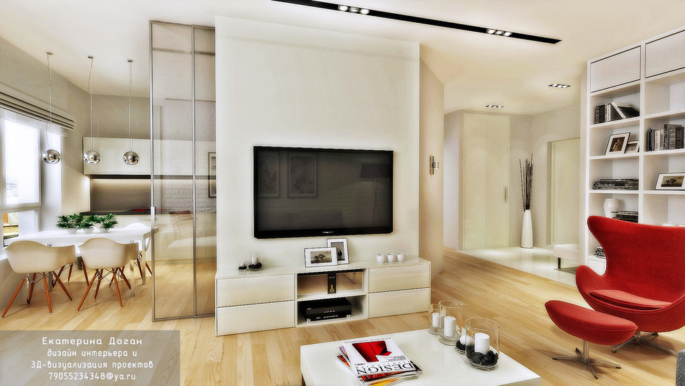 Дизайн интерьера квартиры студии