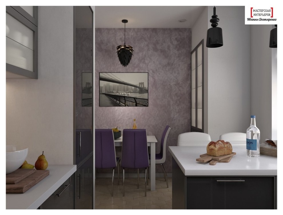 ДИЗАЙН-ПРОЕКТ 3Х-КОМНАТНОЙ КВАРТИРЫ В СОВРЕМЕННОМ СТИЛЕ