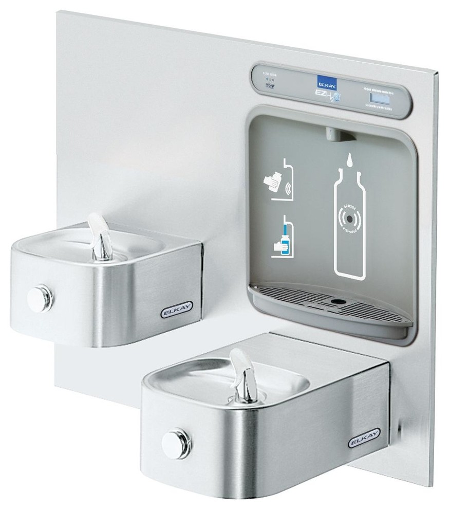 Elkay EZH2O Bottle Filling Station With Integral Soft Sides Fountain