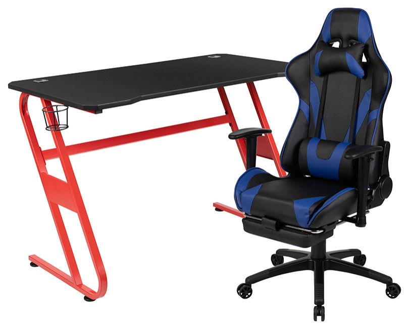 Red Gaming Desk Contemporary Home Office Furniture by Pot Racks