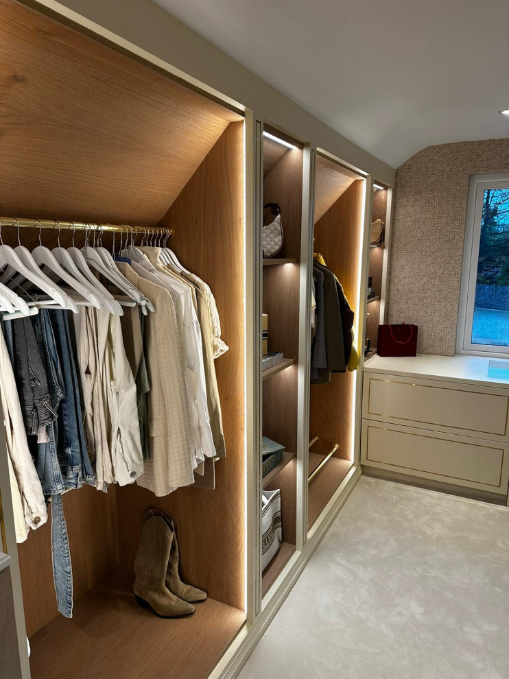 Luxury walk in wardrobe