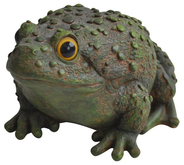 4" Frog Garden Statue Contemporary Garden Statues And Yard Art by