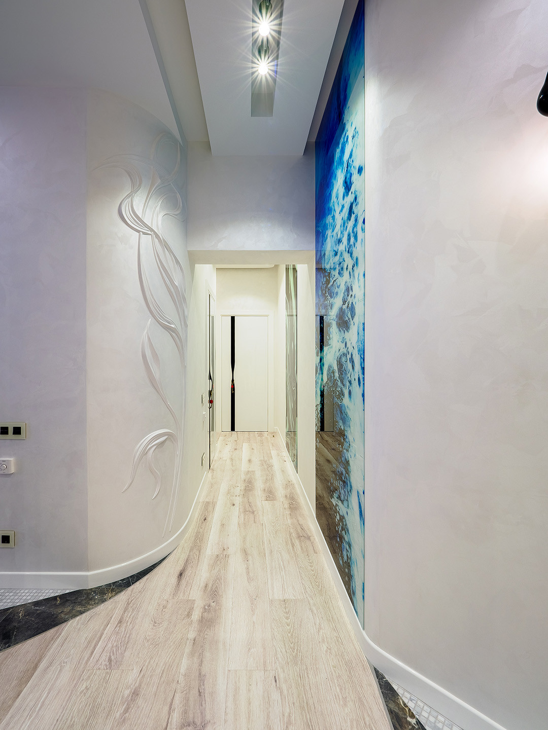 Дизайнерский ремонт квартиры-новостройки на Приморском проспекте