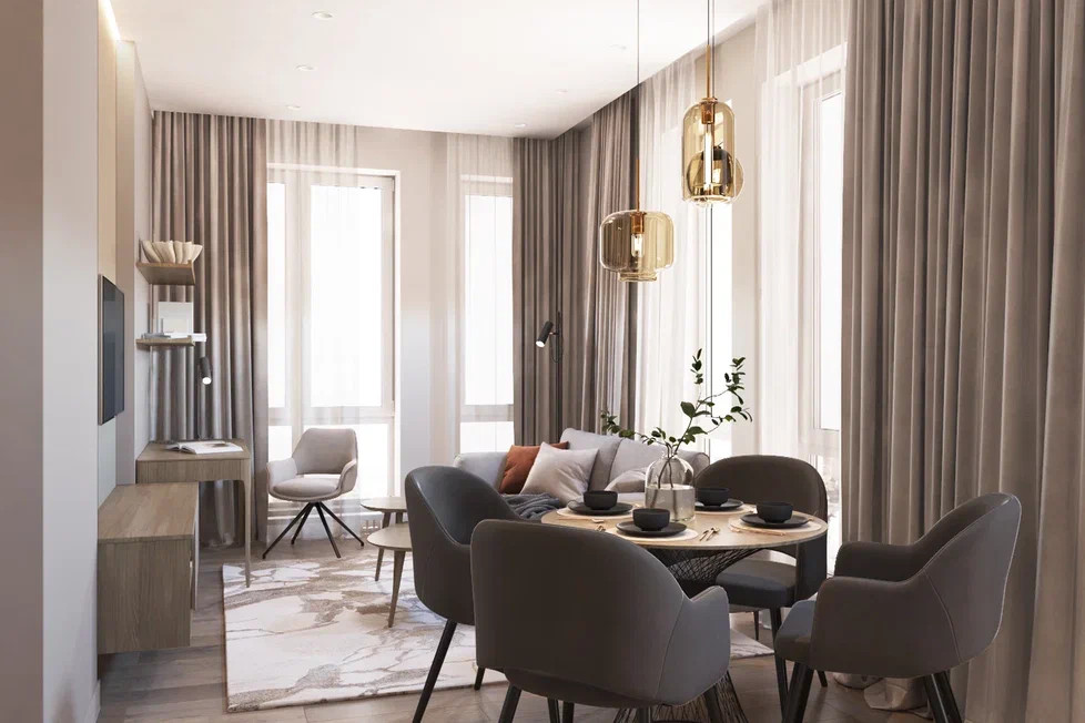 Концепция и дизайнерские решения в интерьере  для дамы 45+