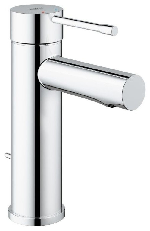 Grohe 32 216 A Essence 1.2 GPM 1 Hole Bathroom Faucet - Starlight Chrome