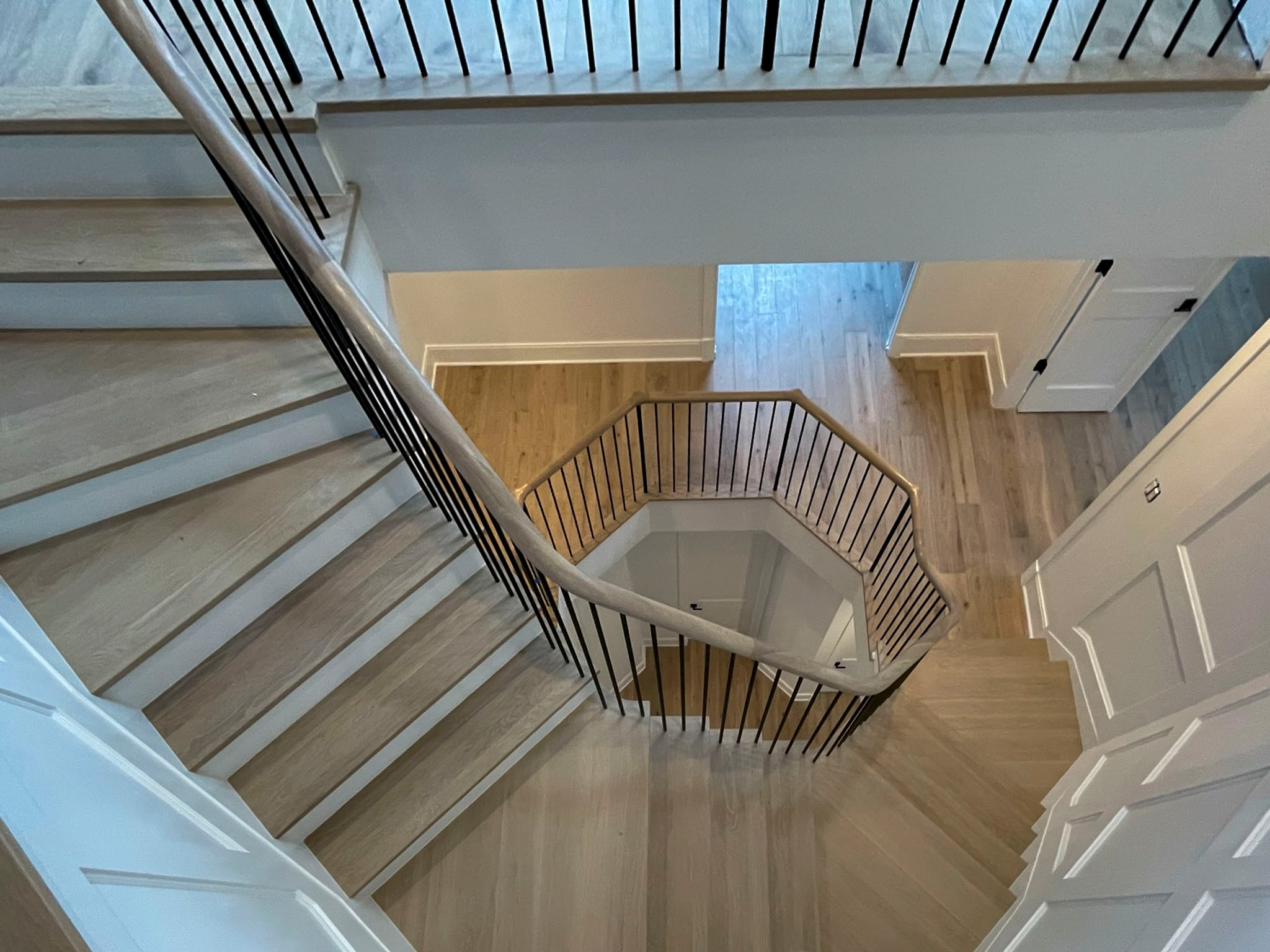 100_Hexagonal Floating-Staircase, Bethesda MD 20817