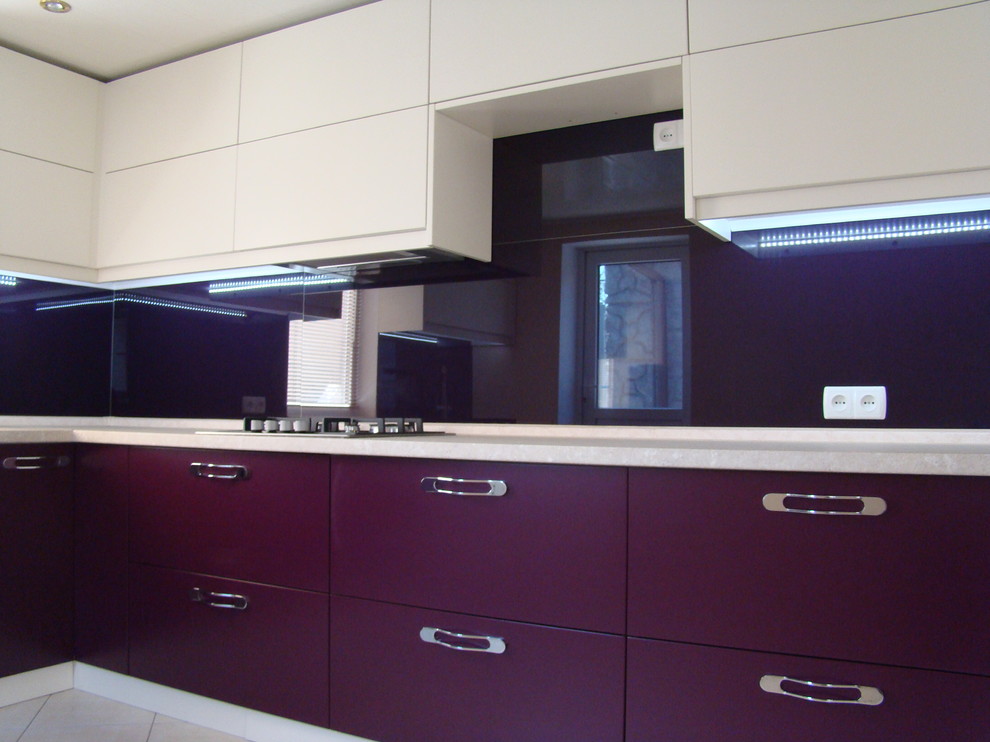 purple kitchen
