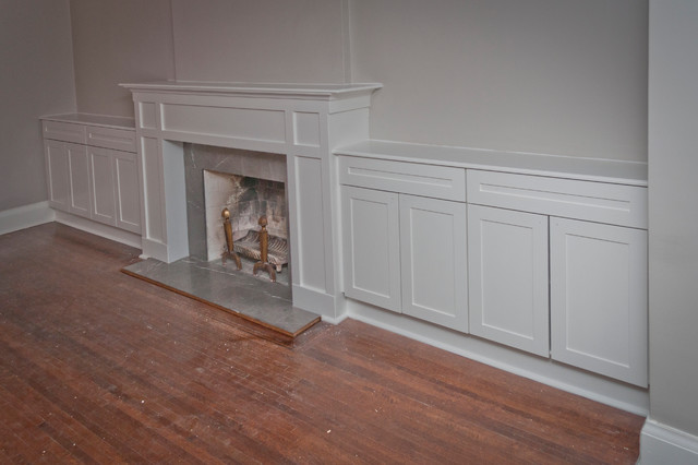 North Forest Hill Mantle With Storage Craftsman Toronto By