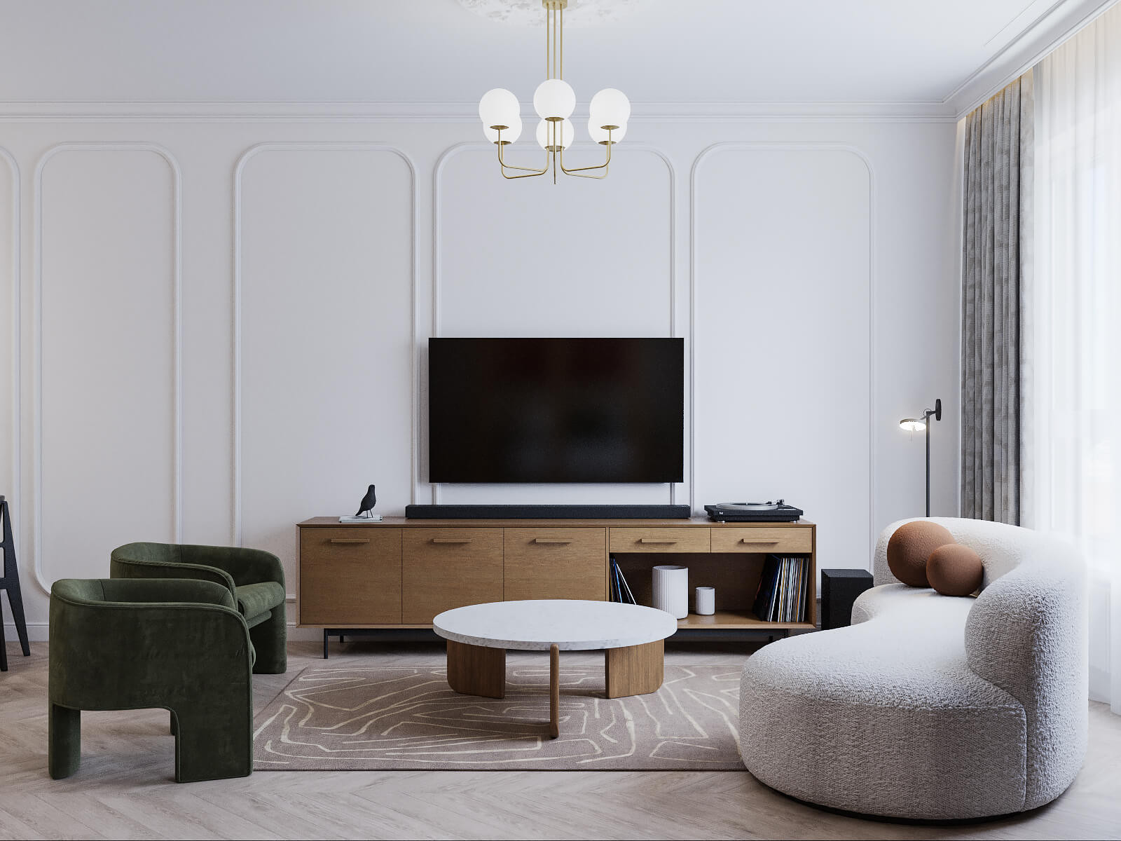 Дизайн квартиры в scandi стиле