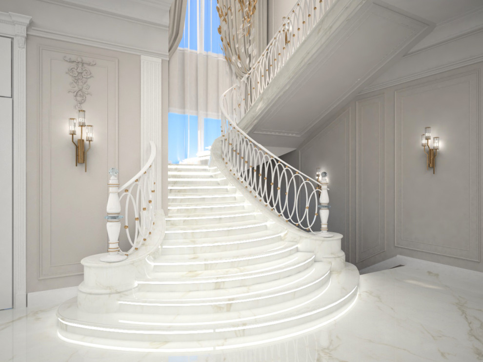 Классический дизайн коттеджа г. Пенза