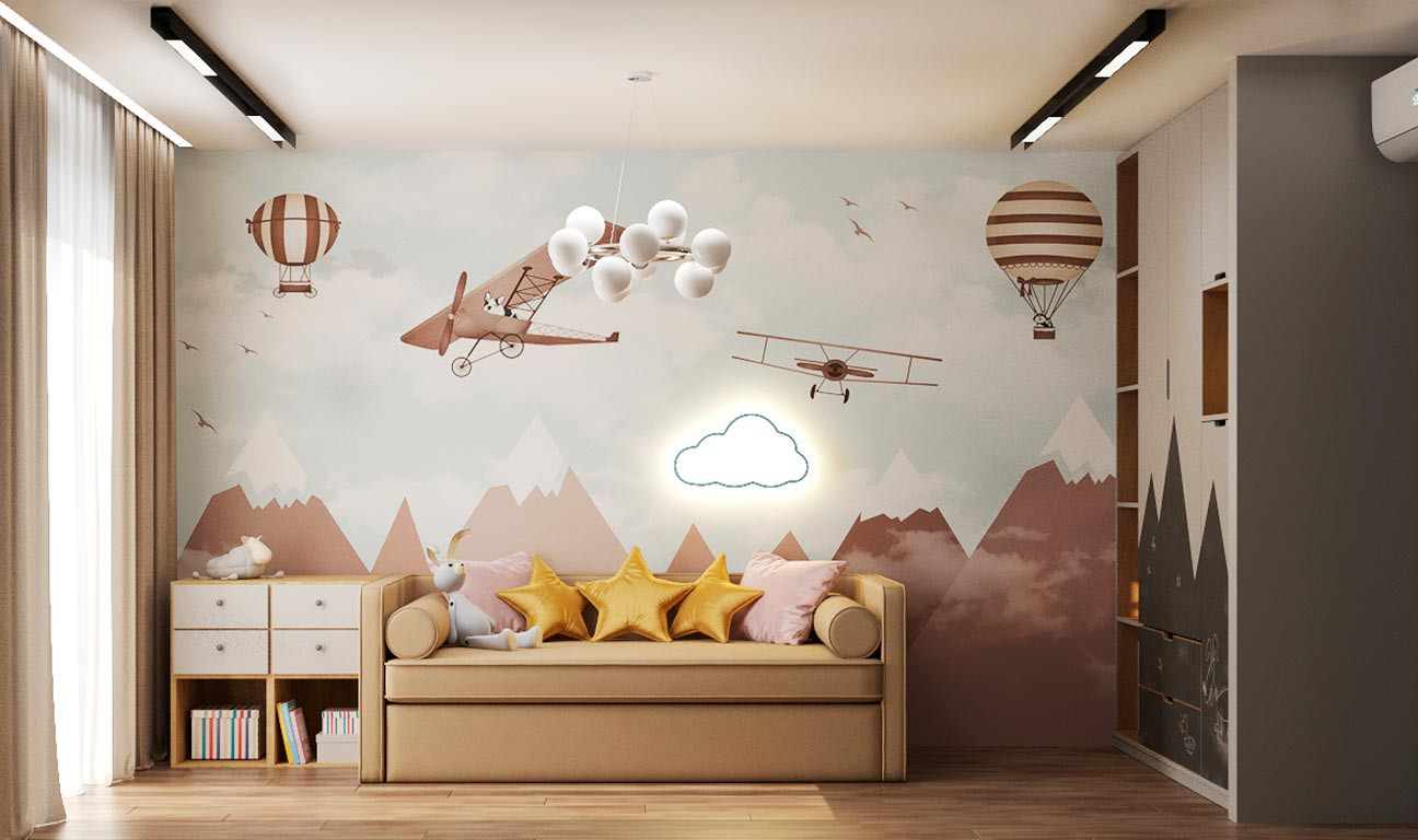 Дизайн-проект квартиры для молодой семьи ЖК "Цветной Бульвар"